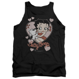 Betty Boop Classic Kiss - Men's Tank Top Men's Tank Betty Boop   