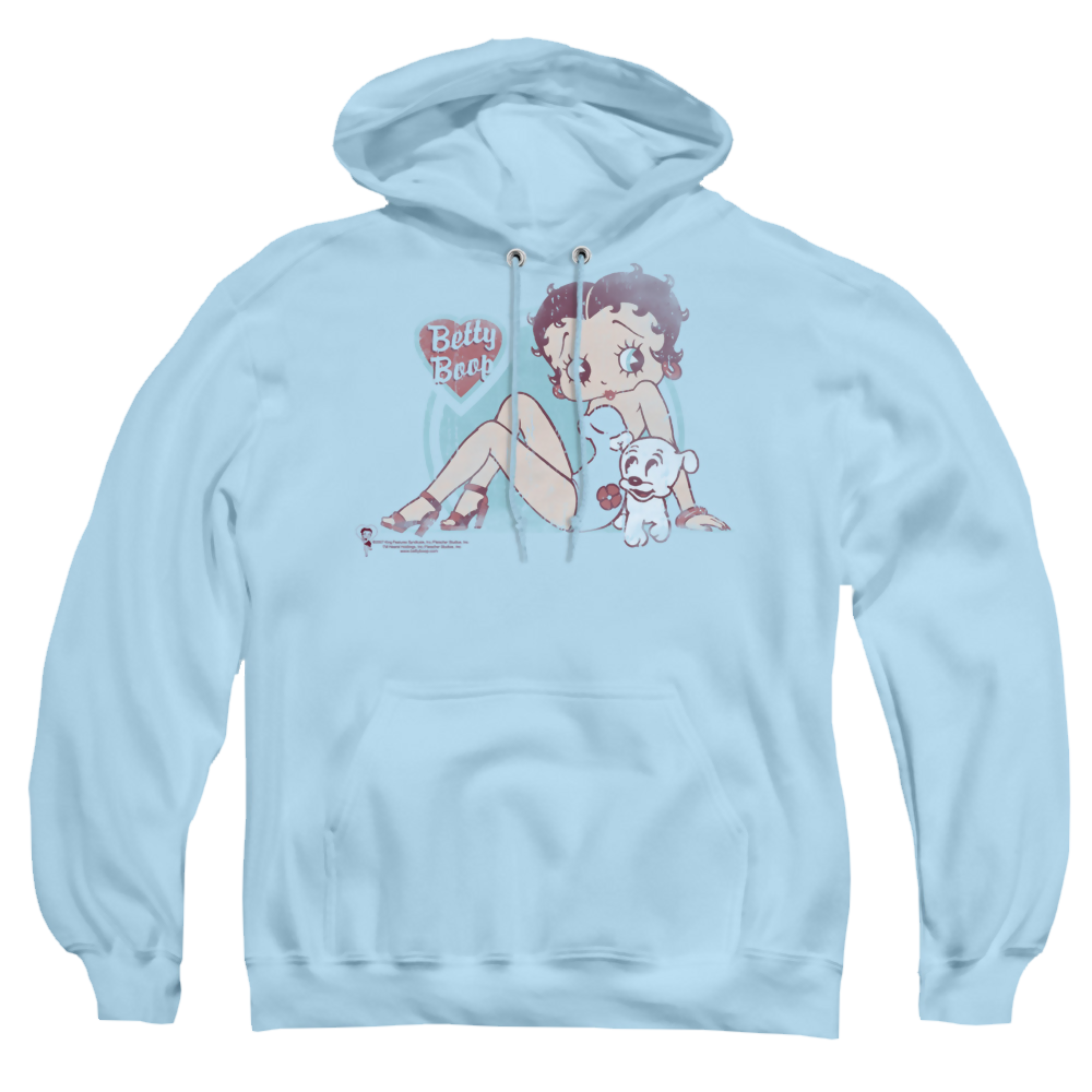 Betty Boop Vintage Pin Pup - Pullover Hoodie Pullover Hoodie Betty Boop   