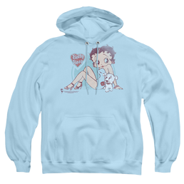 Betty Boop Vintage Pin Pup - Pullover Hoodie Pullover Hoodie Betty Boop   