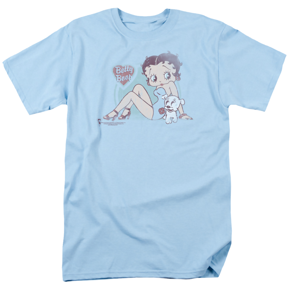 Betty Boop Vintage Pin Pup - Men's Regular Fit T-Shirt Men's Regular Fit T-Shirt Betty Boop   