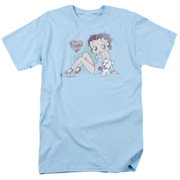 Betty Boop Vintage Pin Pup - Men's Regular Fit T-Shirt Men's Regular Fit T-Shirt Betty Boop   