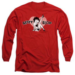 Betty Boop Vintage Cutie Pup - Men's Long Sleeve T-Shirt Men's Long Sleeve T-Shirt Betty Boop   