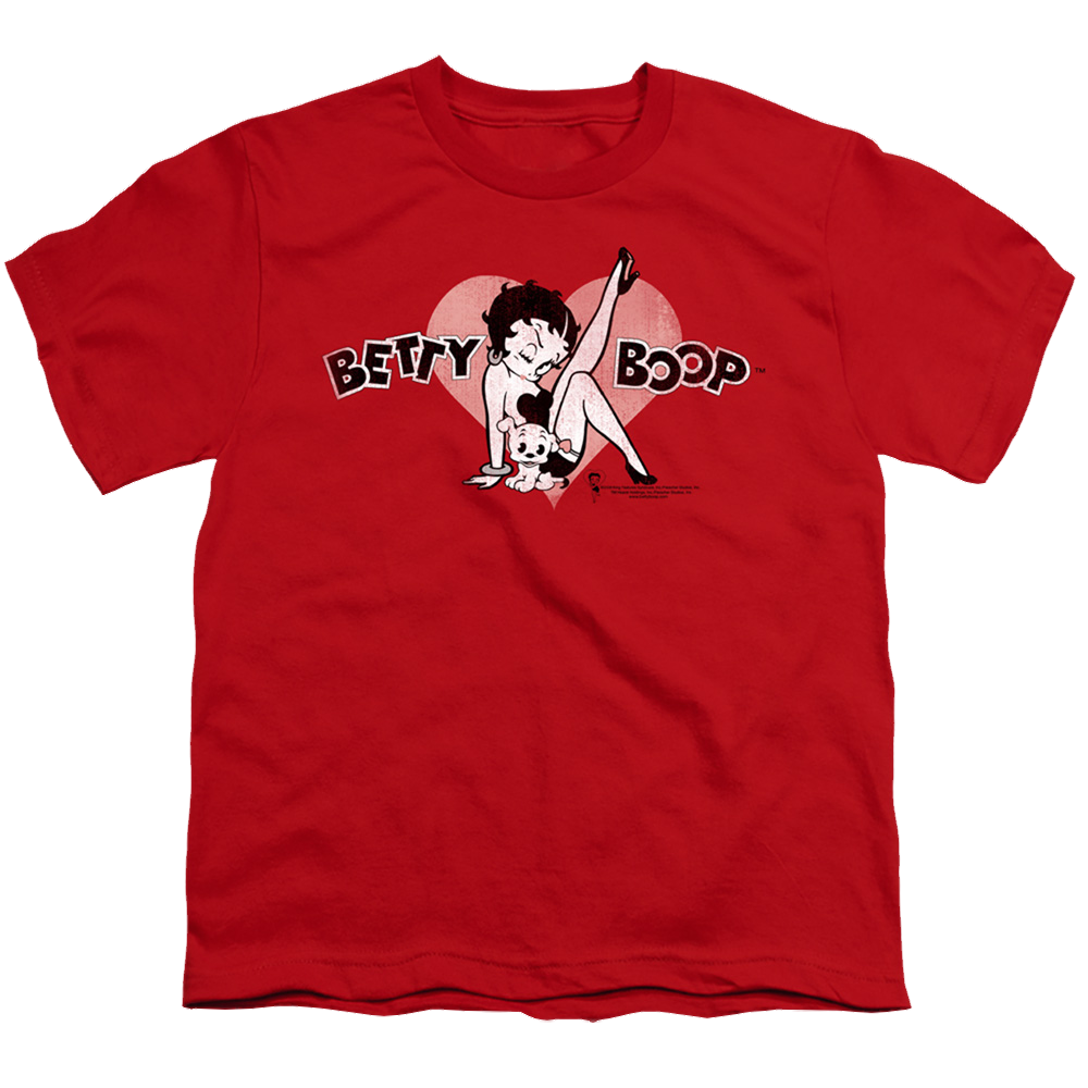 Betty Boop Vintage Cutie Pup - Kid's T-Shirt Kid's T-Shirt (Ages 4-7) Betty Boop   
