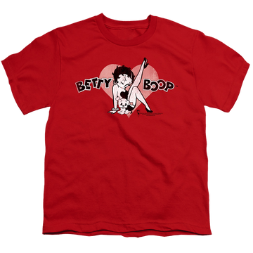 Betty Boop Vintage Cutie Pup - Kid's T-Shirt Kid's T-Shirt (Ages 4-7) Betty Boop   