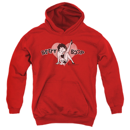 Betty Boop Vintage Cutie Pup - Youth Hoodie Youth Hoodie (Ages 8-12) Betty Boop   