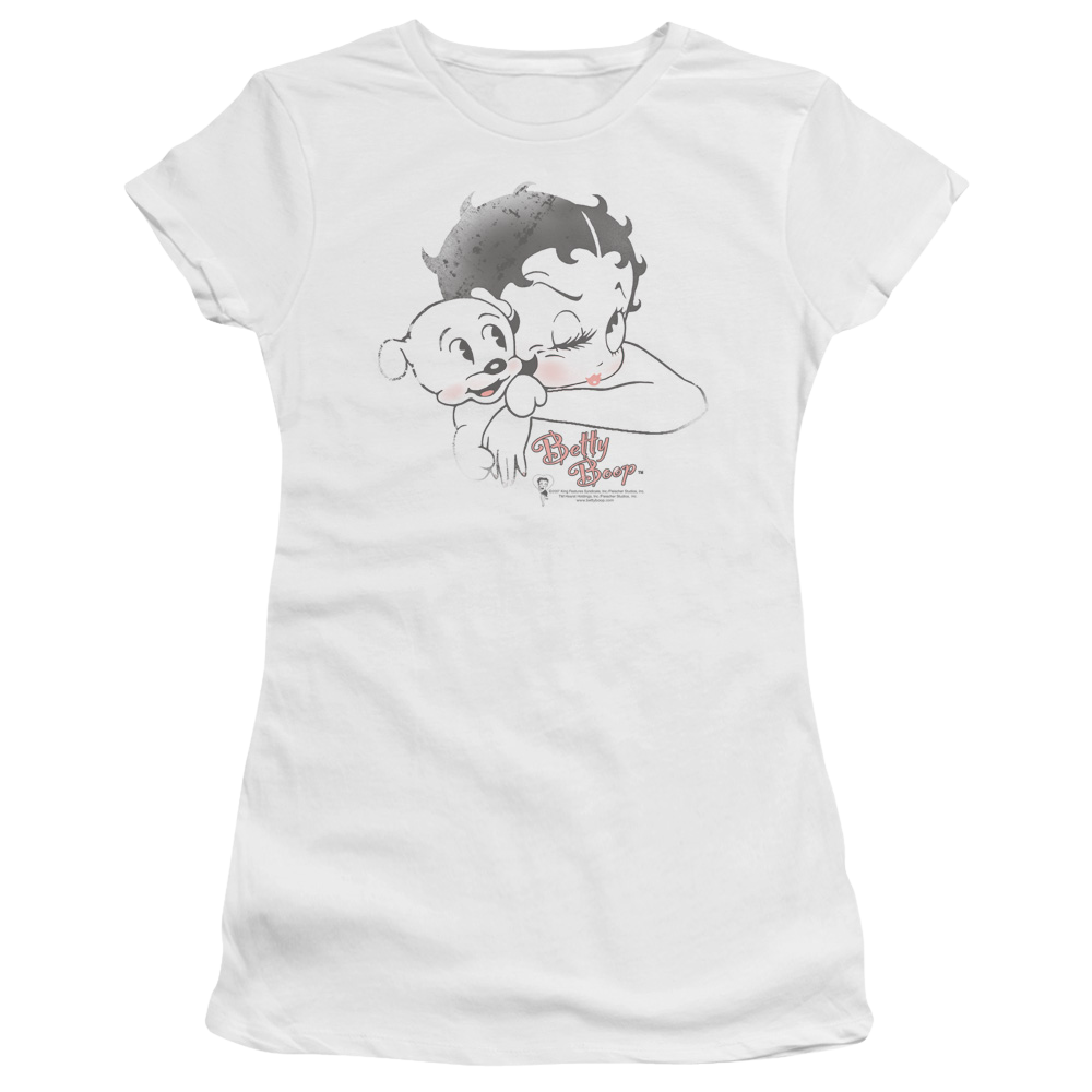 Betty Boop Vintage Wink - Juniors T-Shirt Juniors T-Shirt Betty Boop   