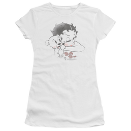 Betty Boop Vintage Wink - Juniors T-Shirt Juniors T-Shirt Betty Boop   