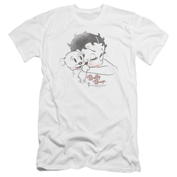 Betty Boop Vintage Wink - Men's Premium Slim Fit T-Shirt Men's Premium Slim Fit T-Shirt Betty Boop   