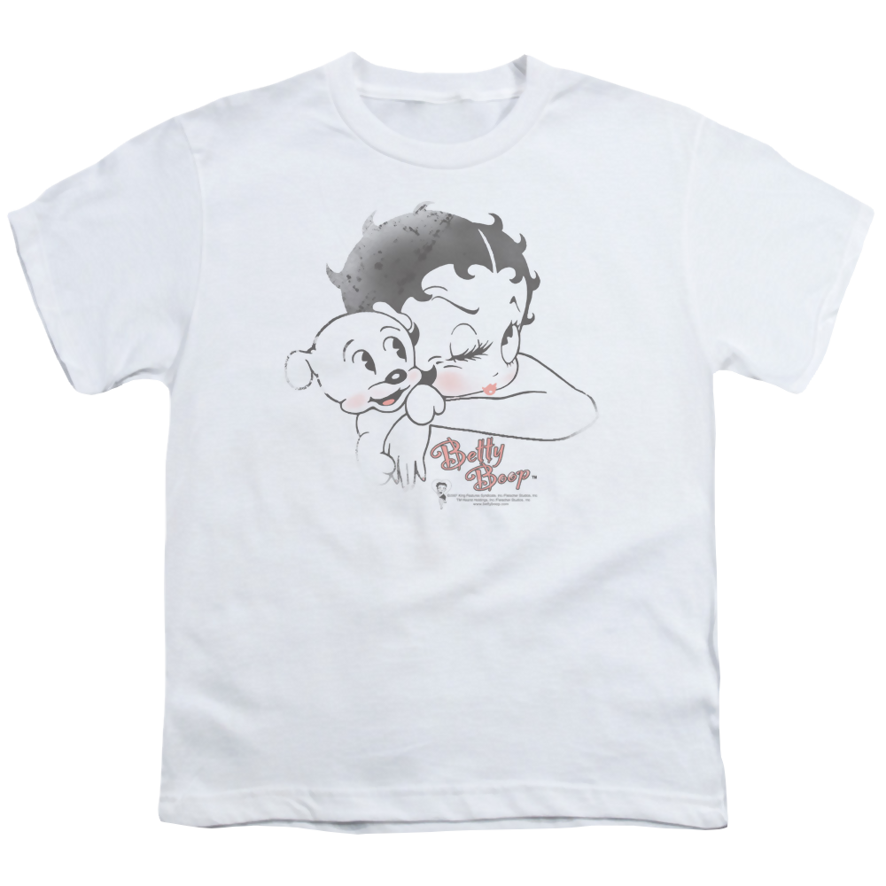 Betty Boop Vintage Wink - Youth T-Shirt Youth T-Shirt (Ages 8-12) Betty Boop   