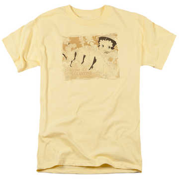 Banana men's regular fit t-shirt with Betty Boop Can graphic