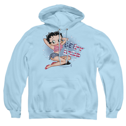 Betty Boop All American Girl - Pullover Hoodie Pullover Hoodie Betty Boop   