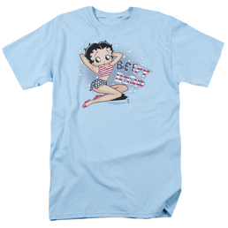 Betty Boop All American Girl - Men's Regular Fit T-Shirt Men's Regular Fit T-Shirt Betty Boop   