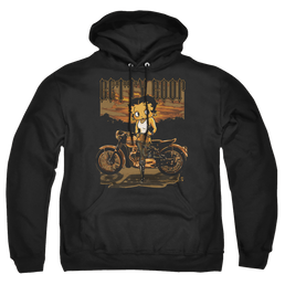 Betty Boop Rebel Rider - Pullover Hoodie Pullover Hoodie Betty Boop   
