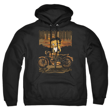 Betty Boop Rebel Rider - Pullover Hoodie Pullover Hoodie Betty Boop   