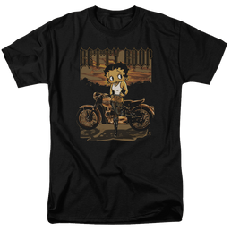 Betty Boop Rebel Rider - Men's Regular Fit T-Shirt Men's Regular Fit T-Shirt Betty Boop   