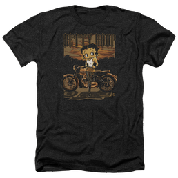Betty Boop Rebel Rider - Men's Heather T-Shirt Men's Heather T-Shirt Betty Boop   