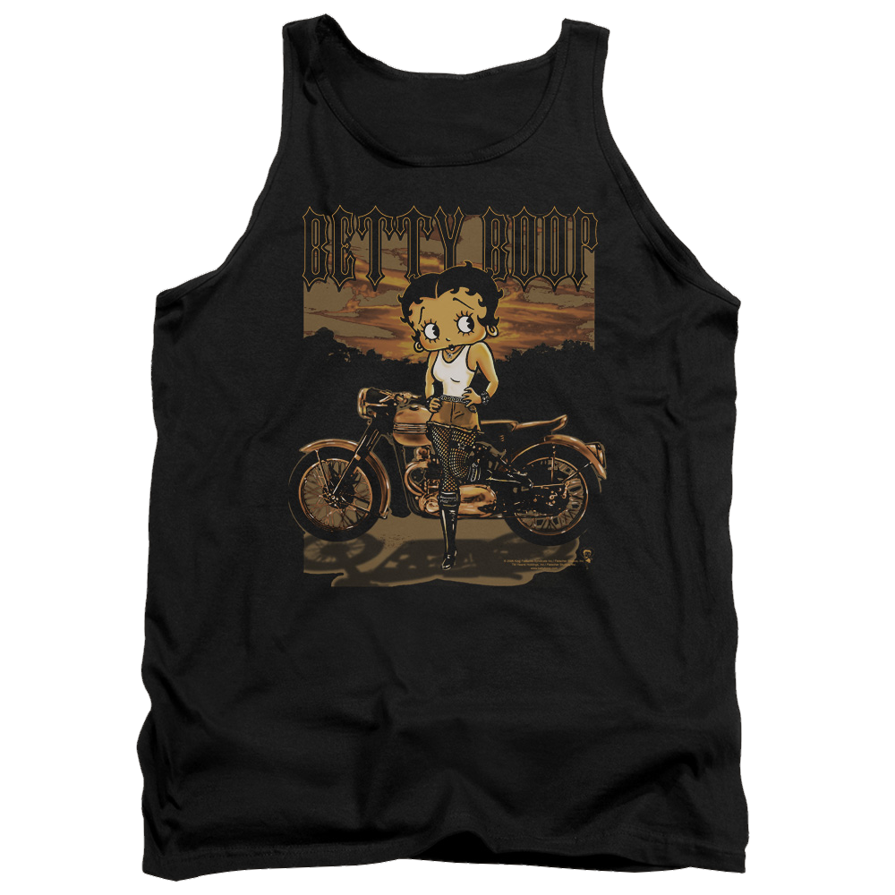 Betty Boop Rebel Rider - Men's Tank Top Men's Tank Betty Boop   