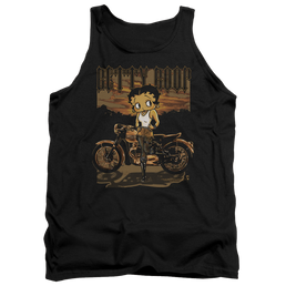 Betty Boop Rebel Rider - Men's Tank Top Men's Tank Betty Boop   