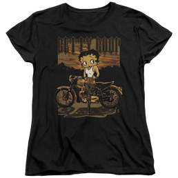 Betty Boop Rebel Rider - Women's T-Shirt Women's T-Shirt Betty Boop   
