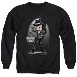Betty Boop Vegas Baby - Men's Crewneck Sweatshirt Men's Crewneck Sweatshirt Betty Boop   