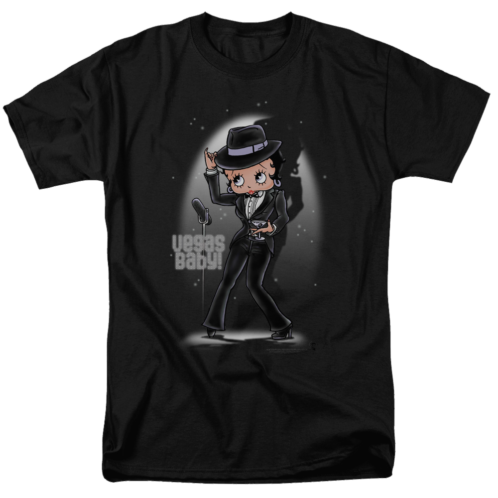 Betty Boop Vegas Baby - Men's Regular Fit T-Shirt Men's Regular Fit T-Shirt Betty Boop   