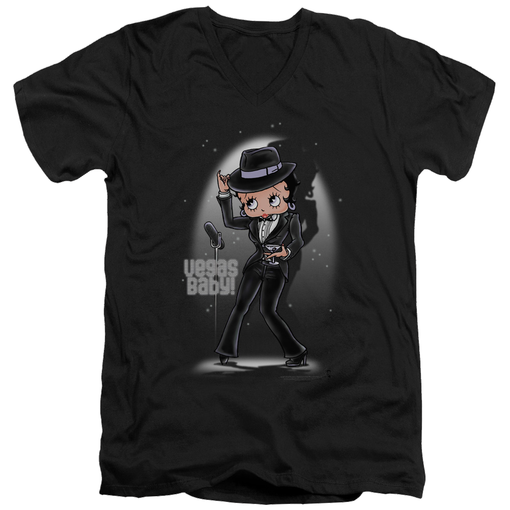 Betty Boop Vegas Baby - Men's V-Neck T-Shirt Men's V-Neck T-Shirt Betty Boop   