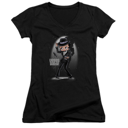 Betty Boop Vegas Baby - Juniors V-Neck T-Shirt Juniors V-Neck T-Shirt Betty Boop   