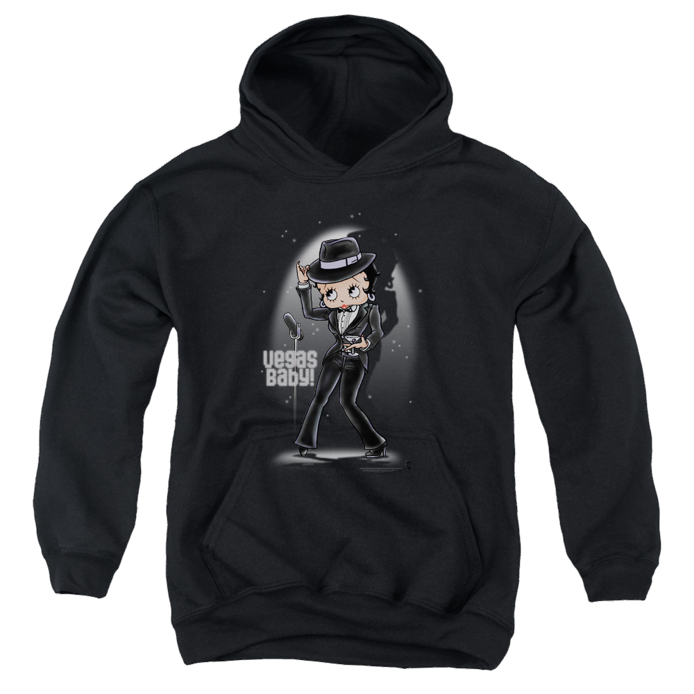 Betty Boop Vegas Baby - Youth Hoodie Youth Hoodie (Ages 8-12) Betty Boop   