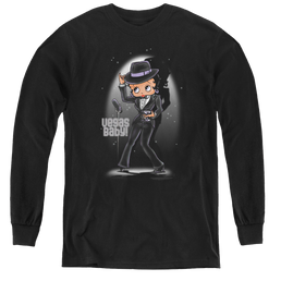 Betty Boop Vegas Baby - Youth Long Sleeve T-Shirt Youth Long Sleeve T-Shirt Betty Boop   