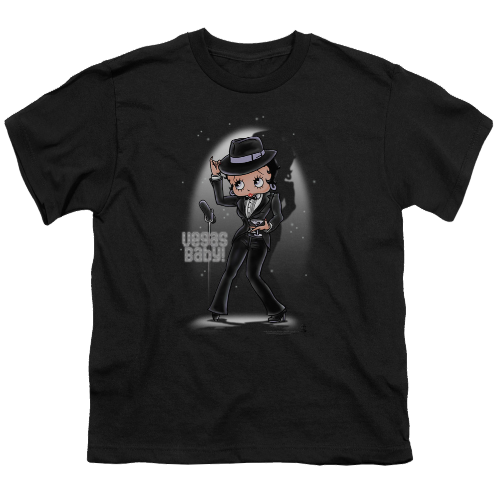 Betty Boop Vegas Baby - Youth T-Shirt Youth T-Shirt (Ages 8-12) Betty Boop   