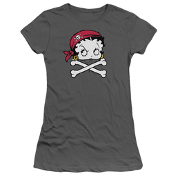 Betty Boop Pirate - Juniors T-Shirt Juniors T-Shirt Betty Boop   