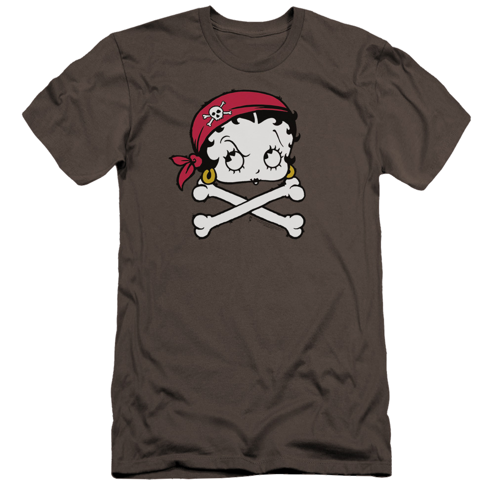 Betty Boop Pirate - Men's Premium Slim Fit T-Shirt Men's Premium Slim Fit T-Shirt Betty Boop   