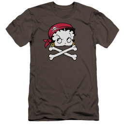 Betty Boop Pirate - Men's Premium Slim Fit T-Shirt Men's Premium Slim Fit T-Shirt Betty Boop   