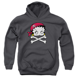 Betty Boop Pirate - Youth Hoodie Youth Hoodie (Ages 8-12) Betty Boop   