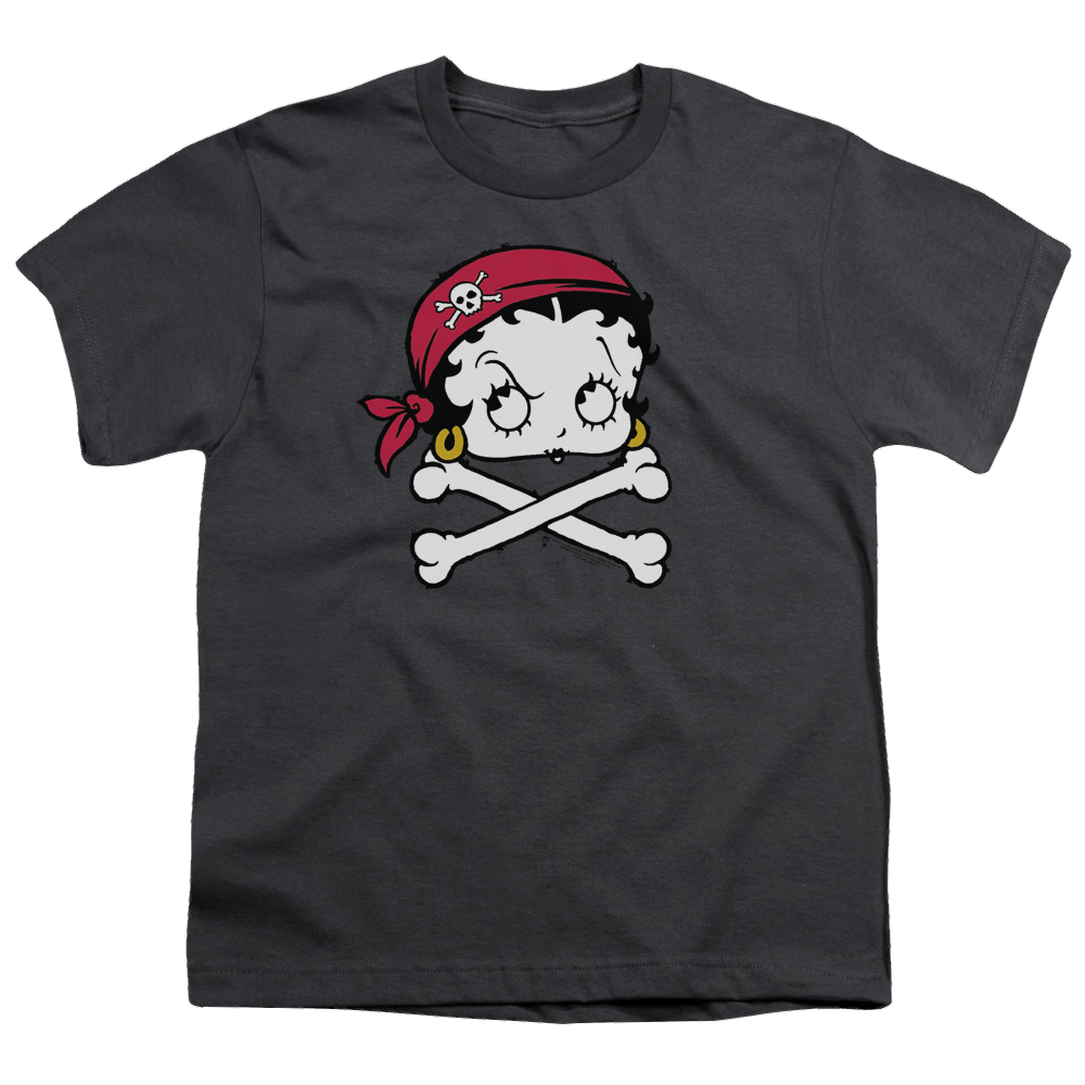 Betty Boop Pirate - Youth T-Shirt Youth T-Shirt (Ages 8-12) Betty Boop   