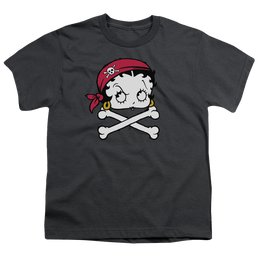 Betty Boop Pirate - Youth T-Shirt Youth T-Shirt (Ages 8-12) Betty Boop   