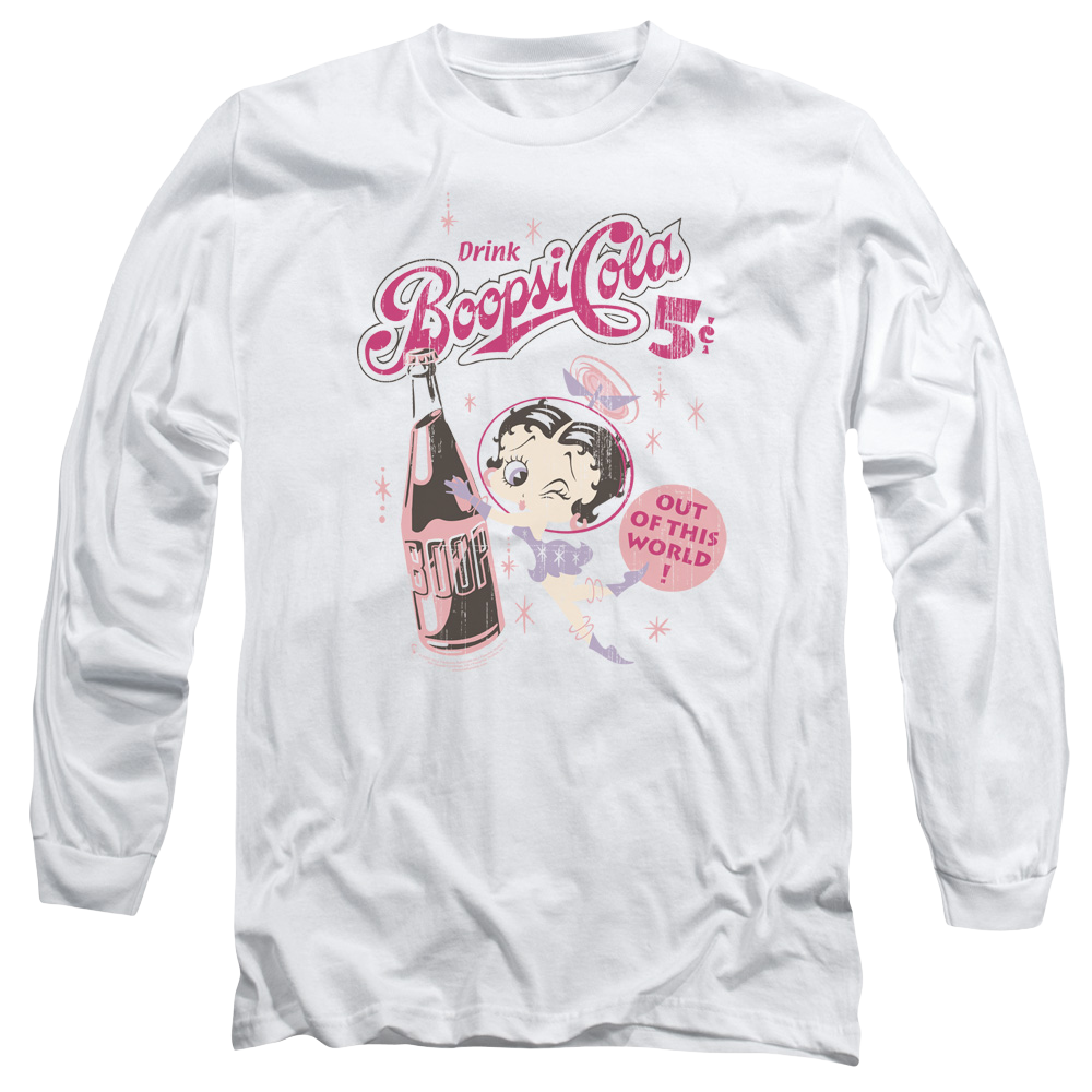 Betty Boop Boopsi Cola - Men's Long Sleeve T-Shirt Men's Long Sleeve T-Shirt Betty Boop   