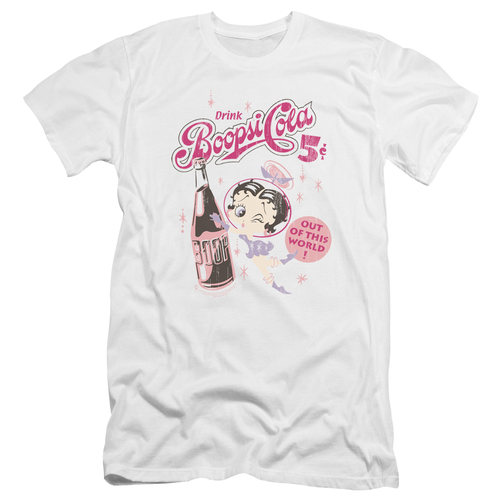 Betty Boop Boopsi Cola - Men's Premium Slim Fit T-Shirt Men's Premium Slim Fit T-Shirt Betty Boop   