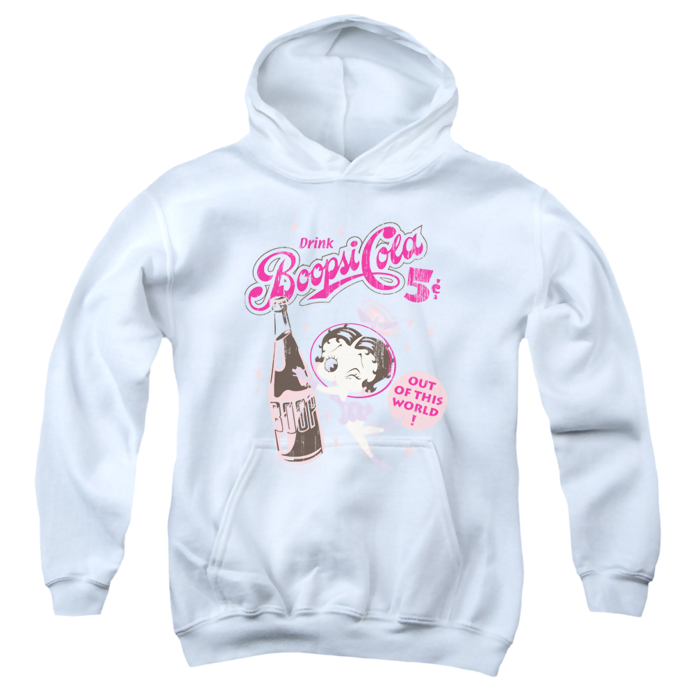 Betty Boop Boopsi Cola - Youth Hoodie Youth Hoodie (Ages 8-12) Betty Boop   