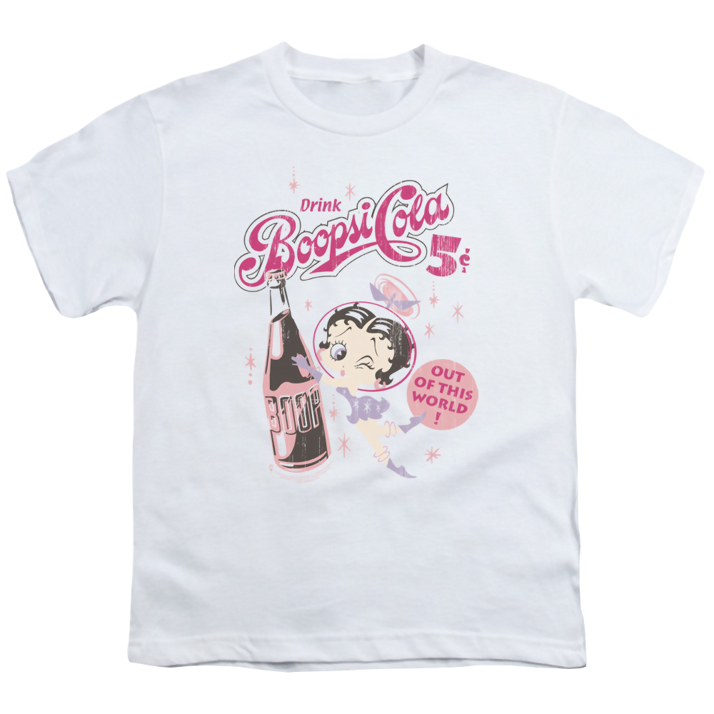 Betty Boop Boopsi Cola - Youth T-Shirt Youth T-Shirt (Ages 8-12) Betty Boop   