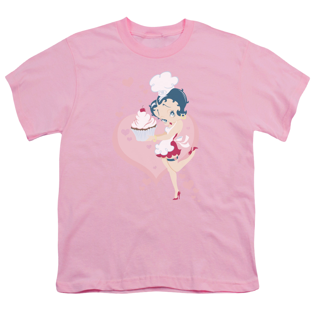 Betty Boop Cupcake - Youth T-Shirt Youth T-Shirt (Ages 8-12) Betty Boop   