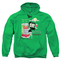 Betty Boop Vampire Tomato Juice - Pullover Hoodie Pullover Hoodie Betty Boop   