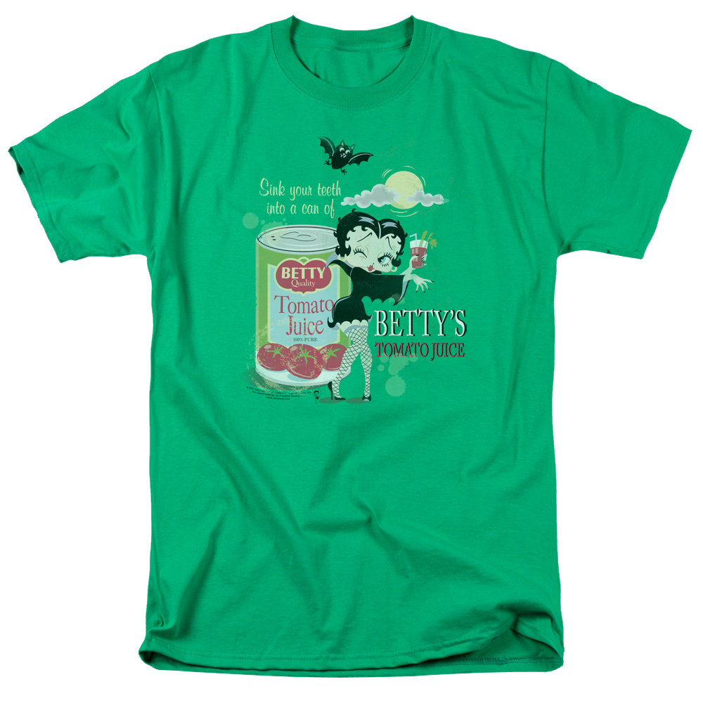 Betty Boop Vampire Tomato Juice - Men's Regular Fit T-Shirt Men's Regular Fit T-Shirt Betty Boop   