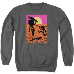 Betty Boop Summer - Men's Crewneck Sweatshirt Men's Crewneck Sweatshirt Betty Boop   