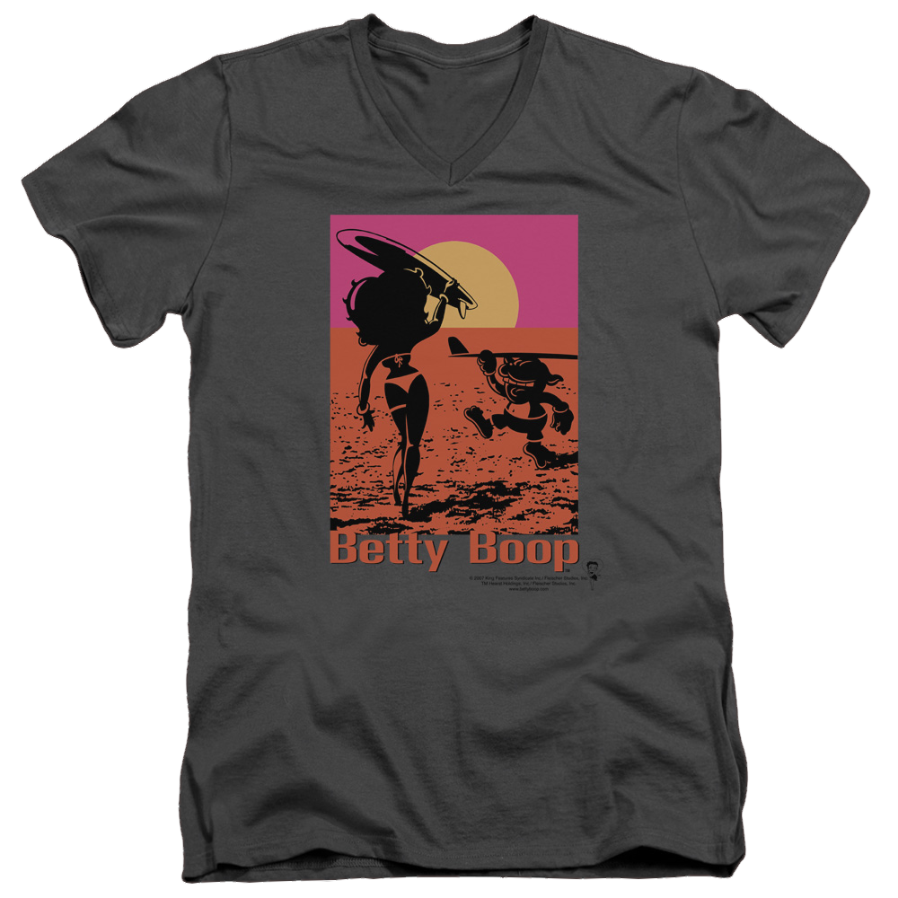 Betty Boop Summer - Men's V-Neck T-Shirt Men's V-Neck T-Shirt Betty Boop   