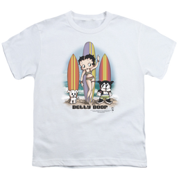 Betty Boop Surfers - Youth T-Shirt Youth T-Shirt (Ages 8-12) Betty Boop   