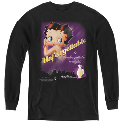 Betty Boop Unforgettable - Youth Long Sleeve T-Shirt Youth Long Sleeve T-Shirt Betty Boop   