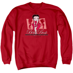 Betty Boop Timeless Beauty - Men's Crewneck Sweatshirt Men's Crewneck Sweatshirt Betty Boop   
