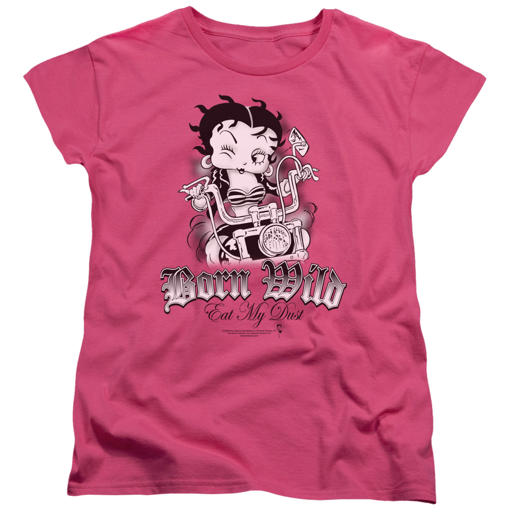 Betty Boop Born Wild - Women's T-Shirt Women's T-Shirt Betty Boop   