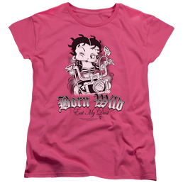 Betty Boop Born Wild - Women's T-Shirt Women's T-Shirt Betty Boop   